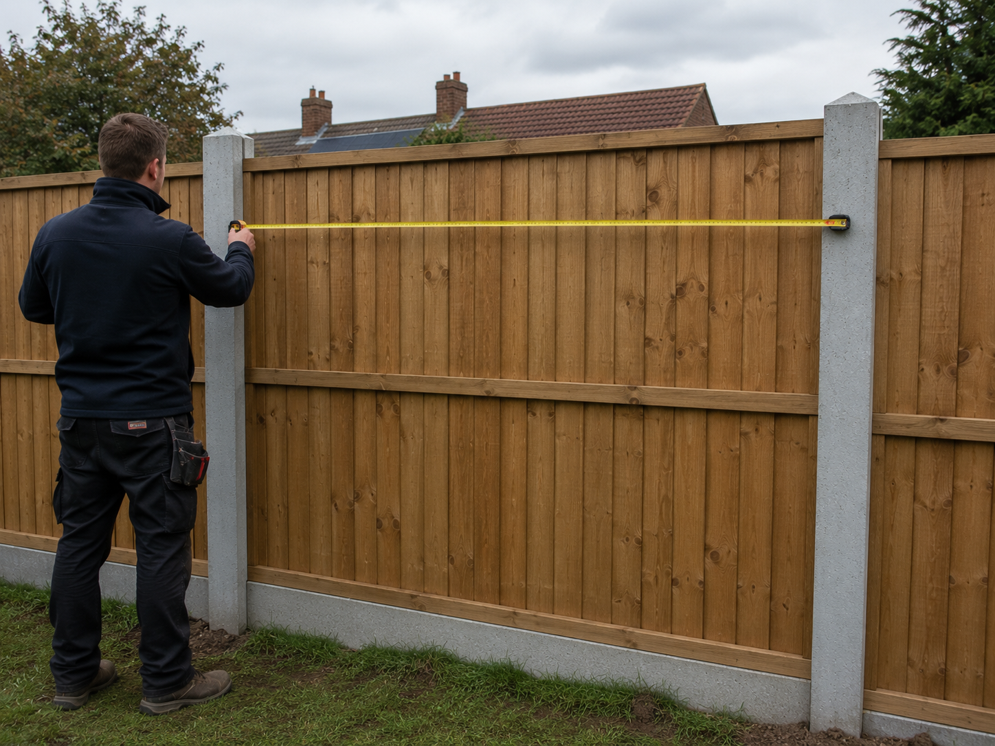 How many concrete fence posts do I need?
